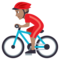 Person Biking - Medium emoji on Emojione